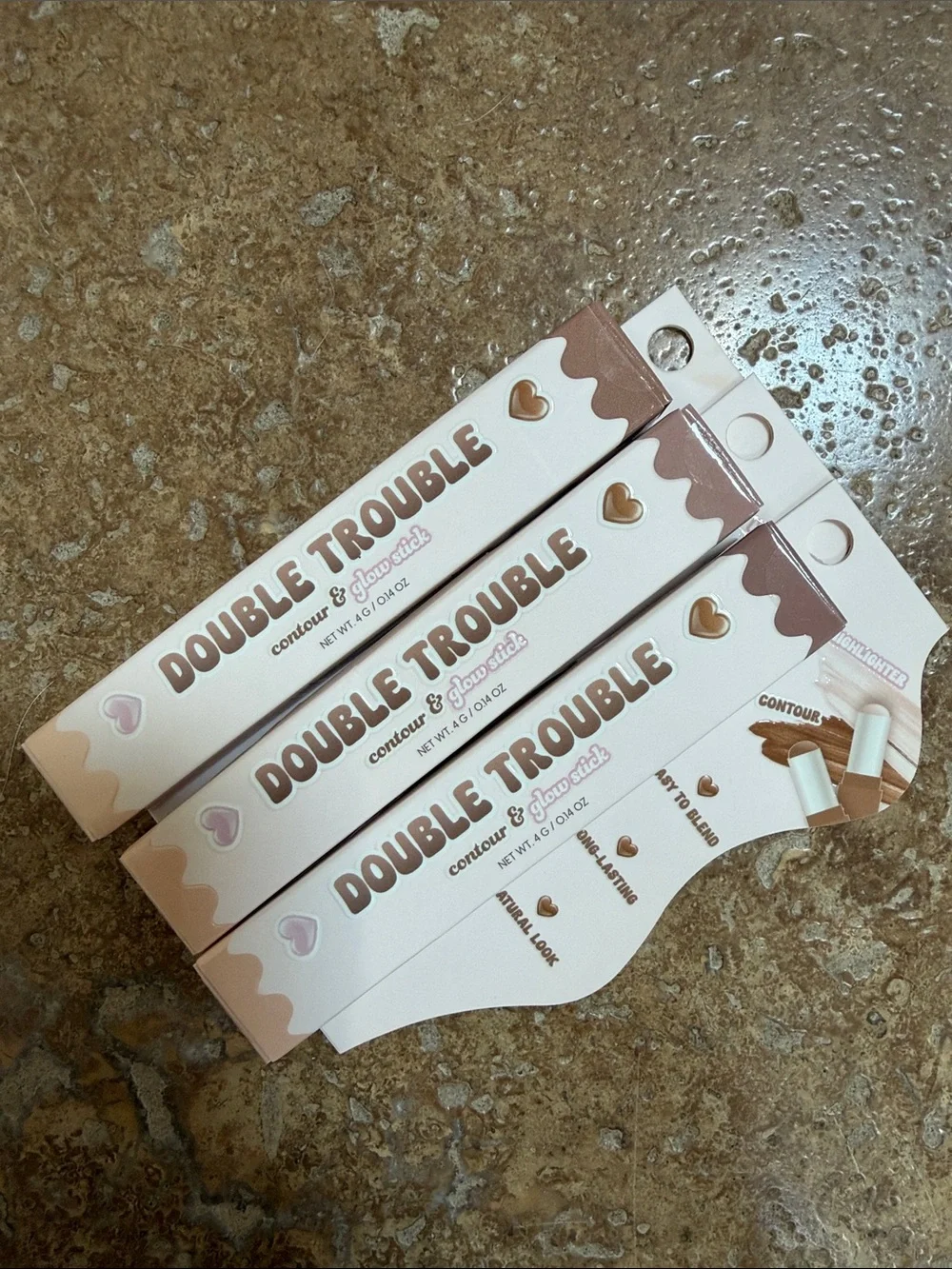 NIB Kara Beauty Double Trouble Contour & Glow Stick